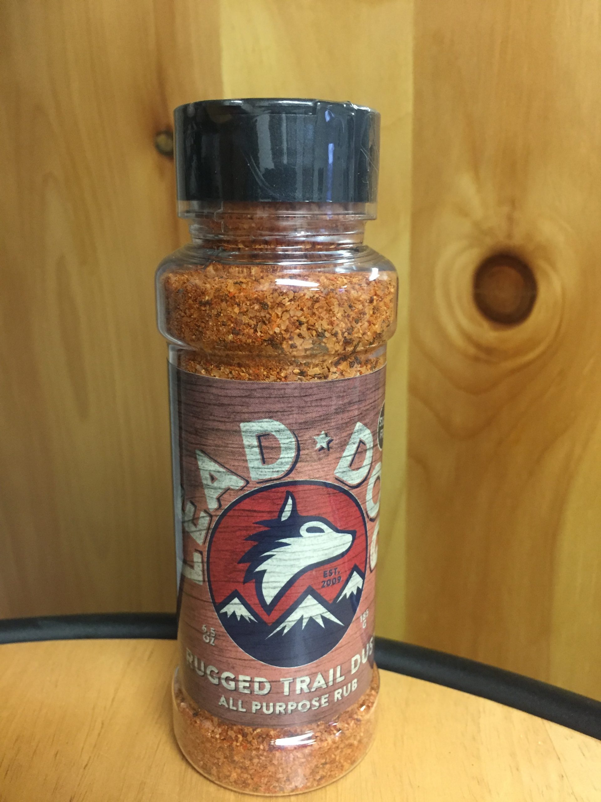 Lead Dog Trail Dust Rugged Rub (sugar free) Moosetard Mustards